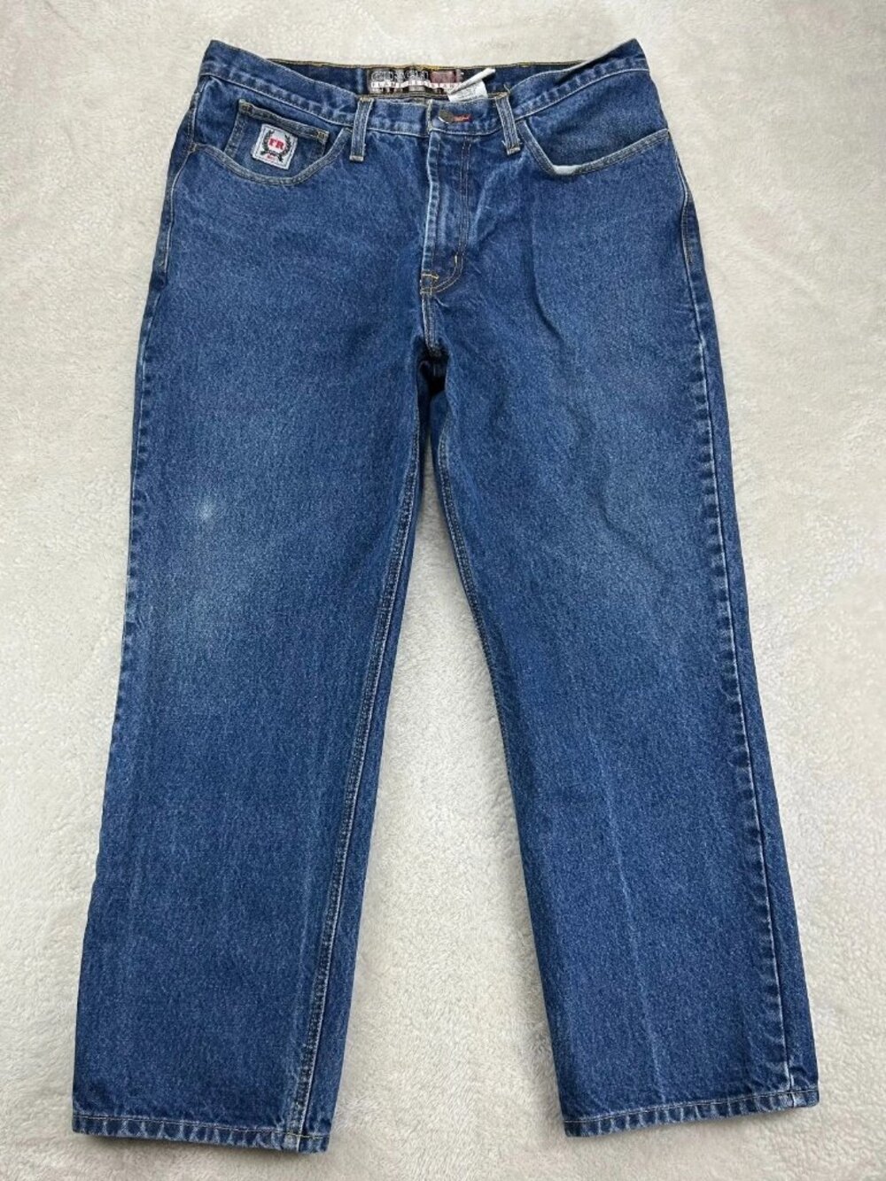 Cinch Straight HRC-2 Mens 36x30 Blue WRX White‎ Label Flame Resistant Western